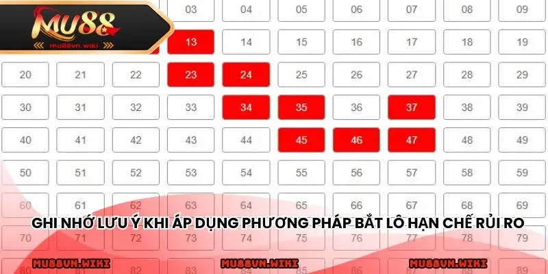 Ghi nhớ lưu ý khi áp dụng phương pháp bắt lô hạn chế rủi ro