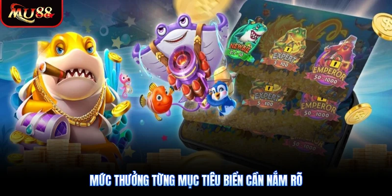 Mức thưởng từng mục tiêu biển cần nắm rõ